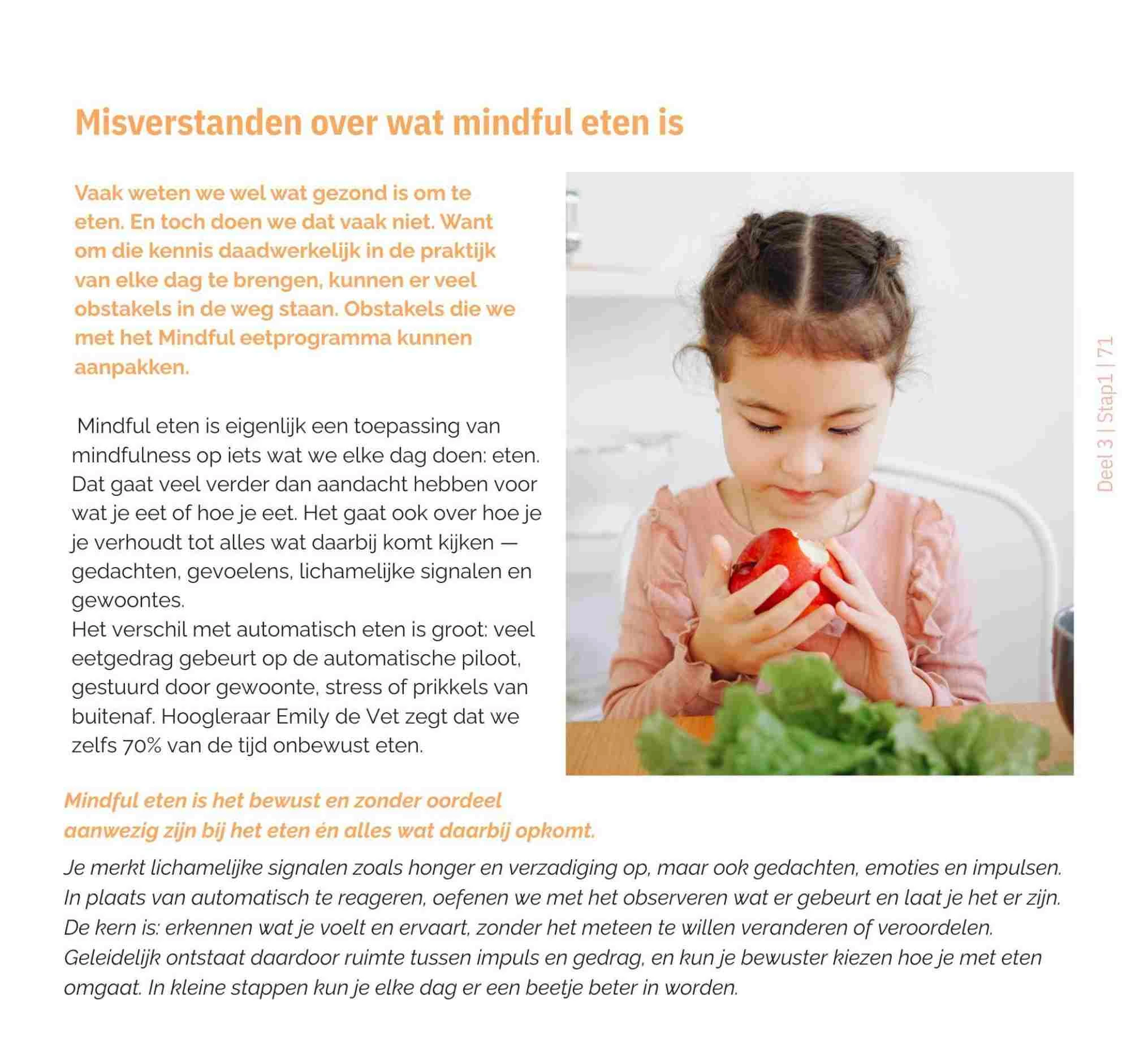 Misverstanden over wat mindful eten is