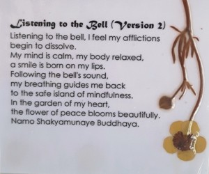 Listening to the bell - mindful stoppen