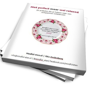 Niet perfect maar wel relaxed minibook mindful eten